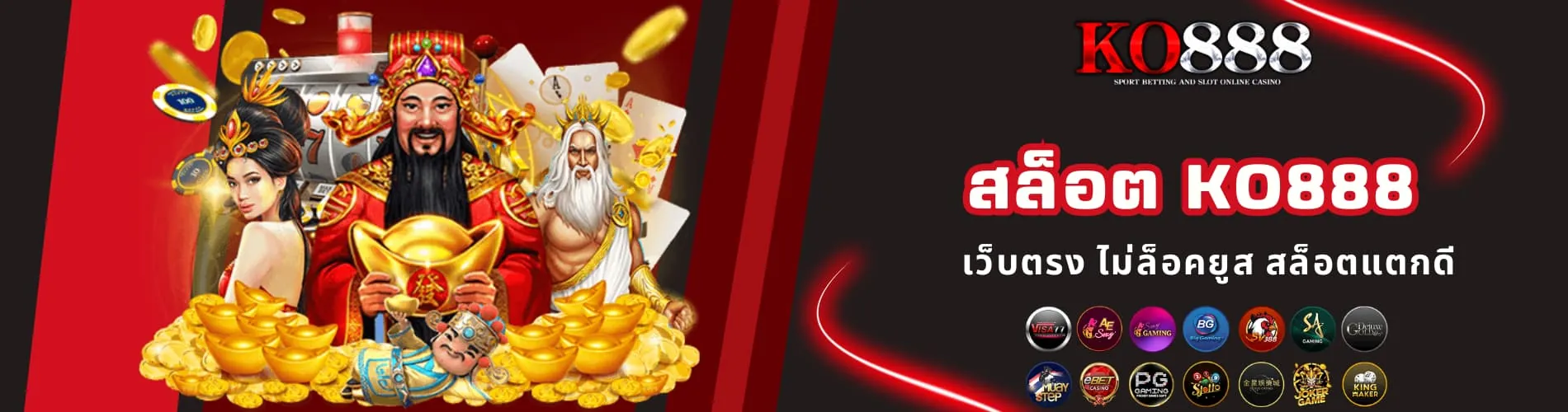 สล็อต KO888 เว็บตรง ไม่ล็อคยูส สล็อตแตกดี
